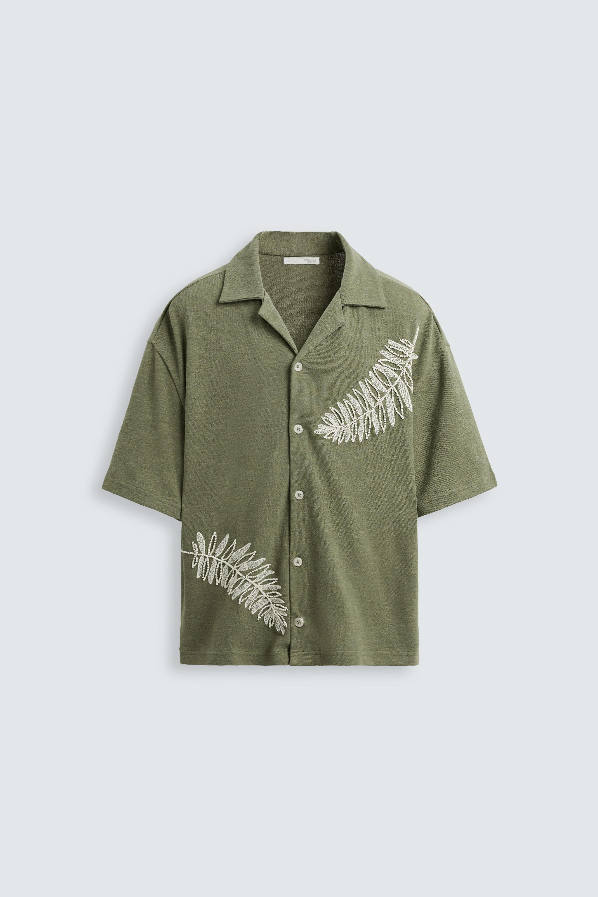 EMBROIDERED BEADED SHIRT