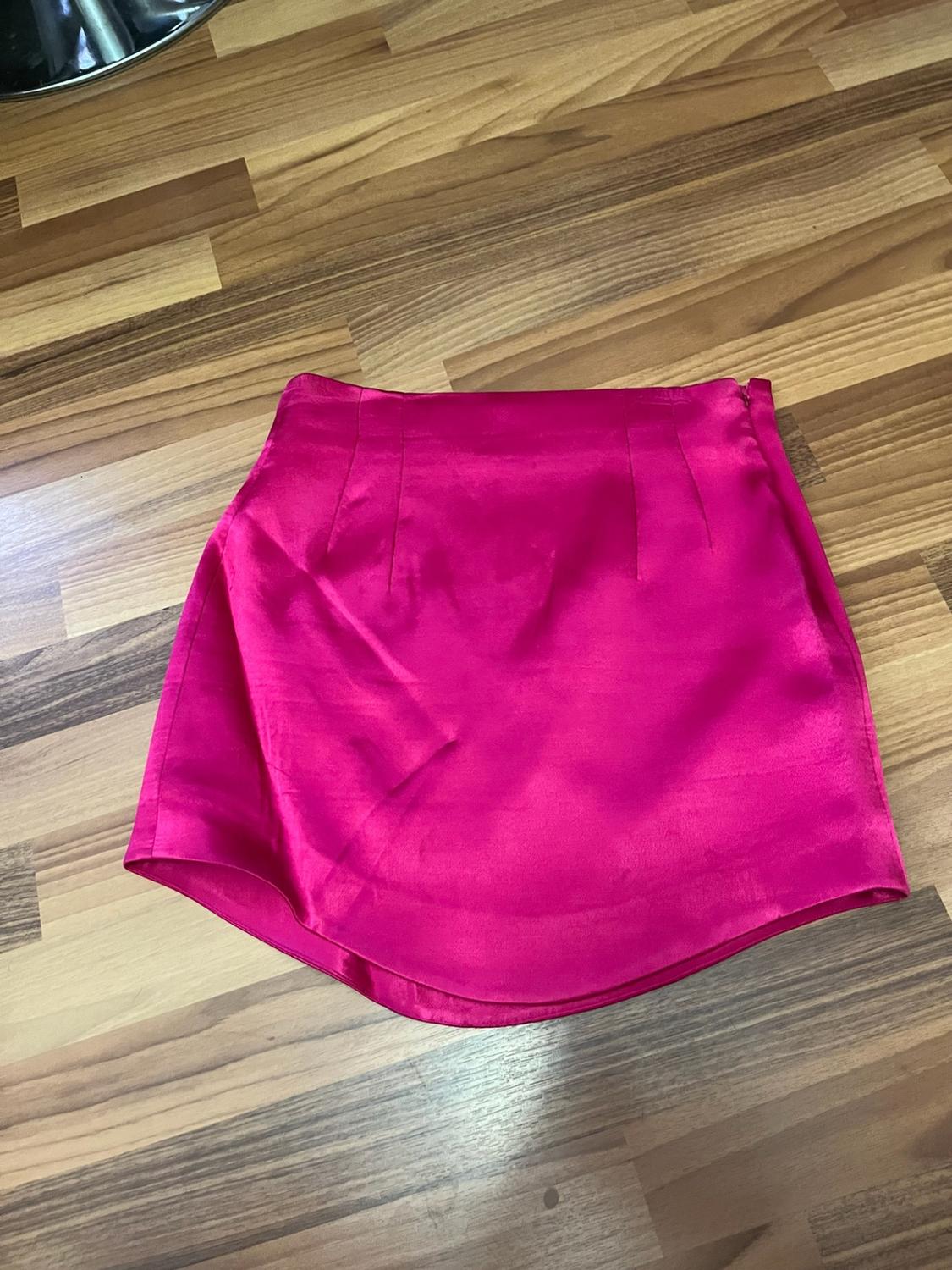 SATIN-FINISH MINI SKIRT - Image 7