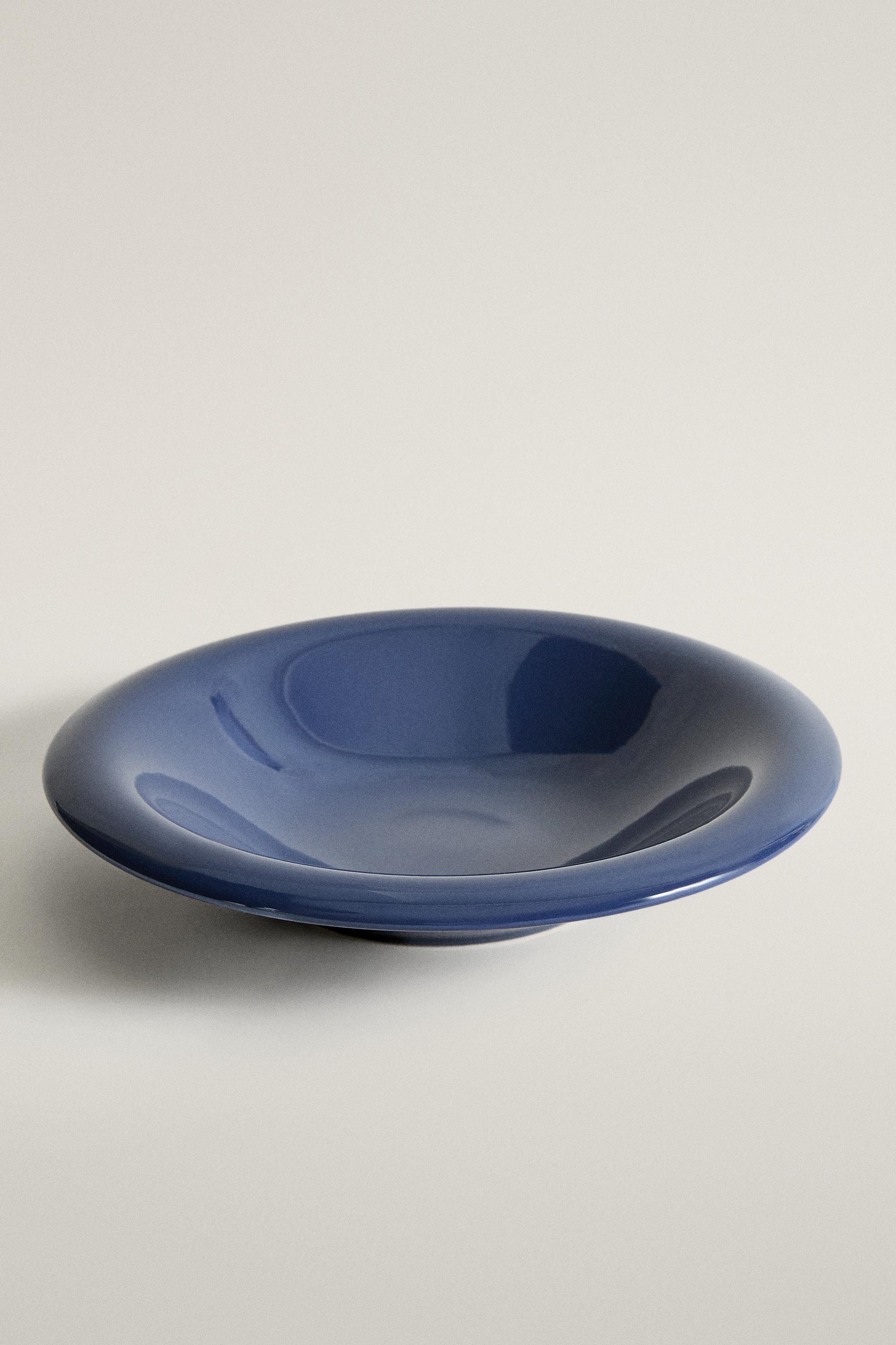 ENAMELLED STONEWARE SOUP PLATE
