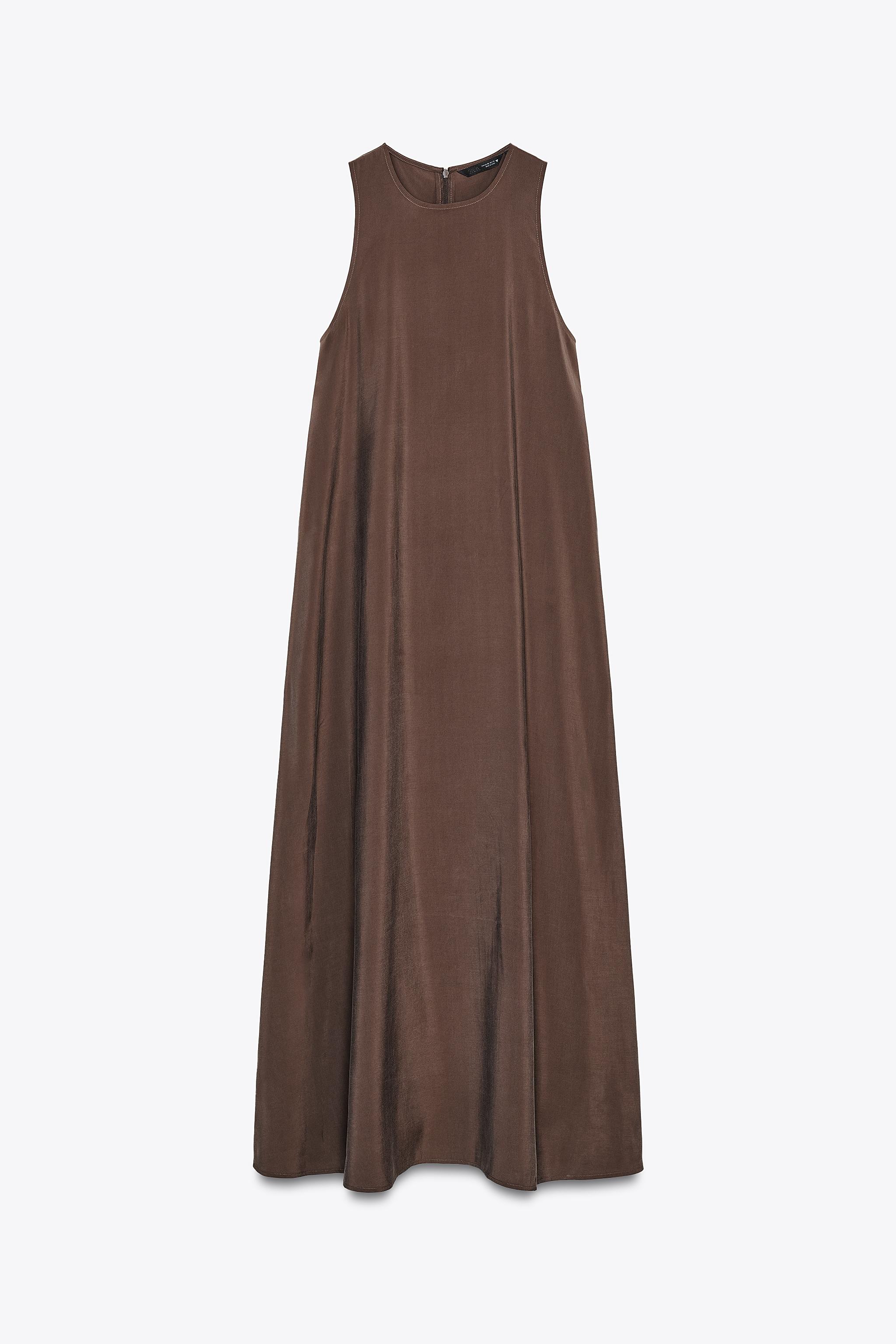 国内発送★ZARA★ボリューム感♪フルイドミディ丈ワンピース 04772380717-p.jpg?ts=