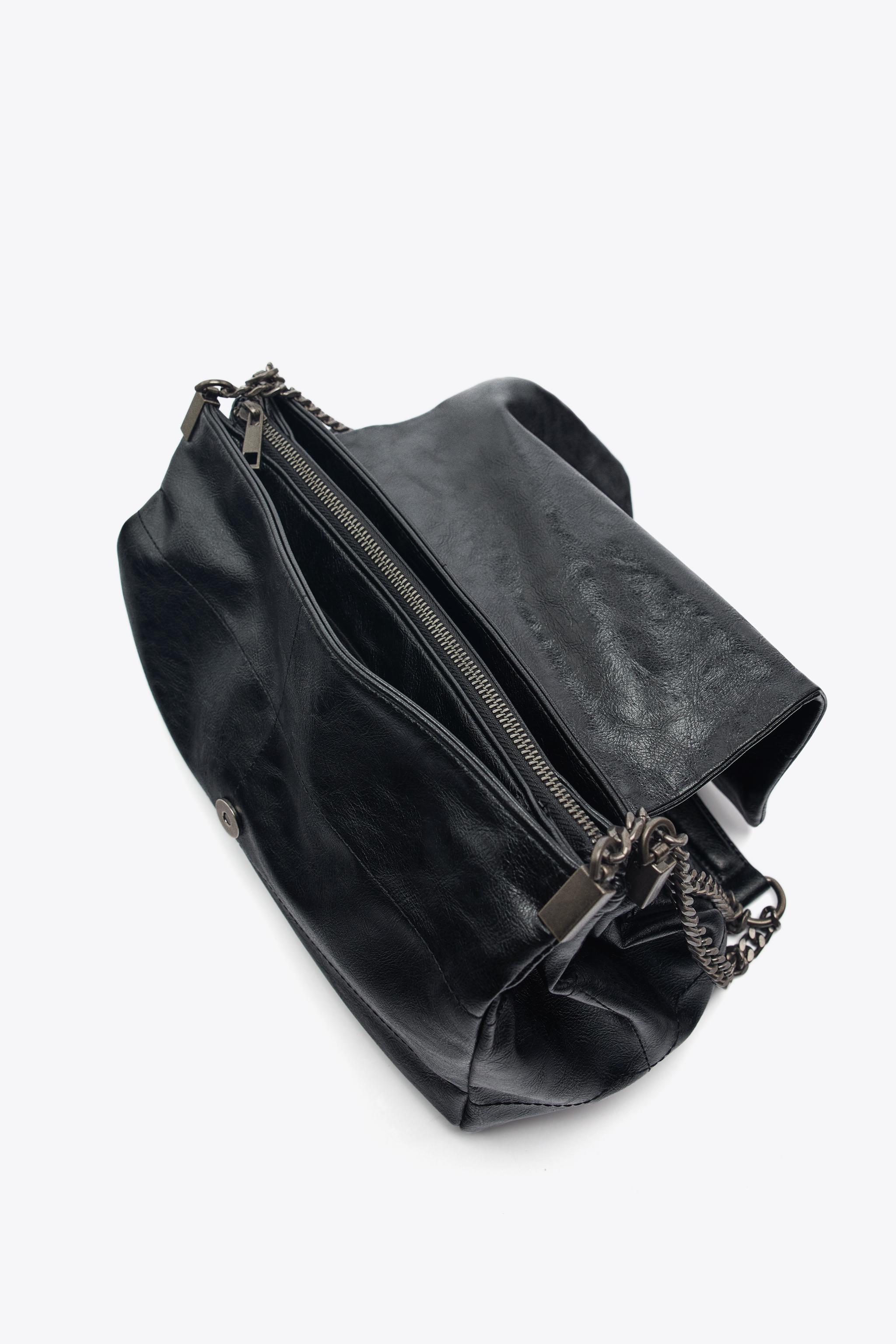 ロック フラップショルダーバッグ - ブラック | ZARA Japan / 日本