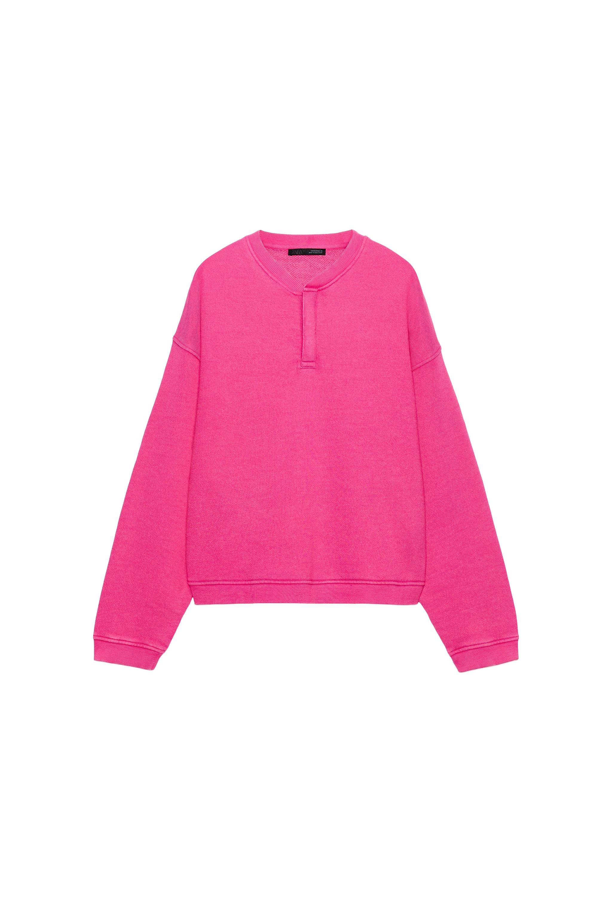 SUDADERA EFECTO LAVADO BOTONES