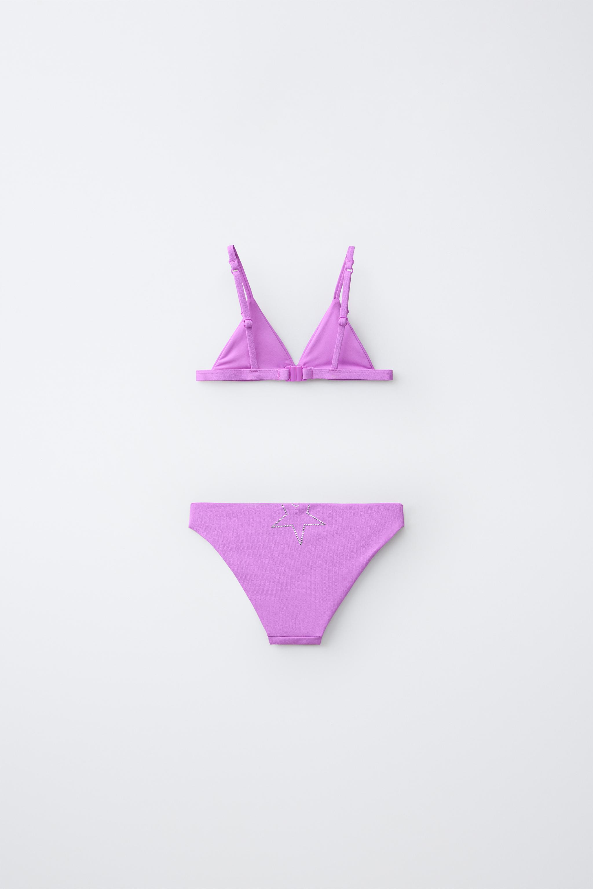 AGES 6-14 | STAR STUD TEXTURE BIKINI