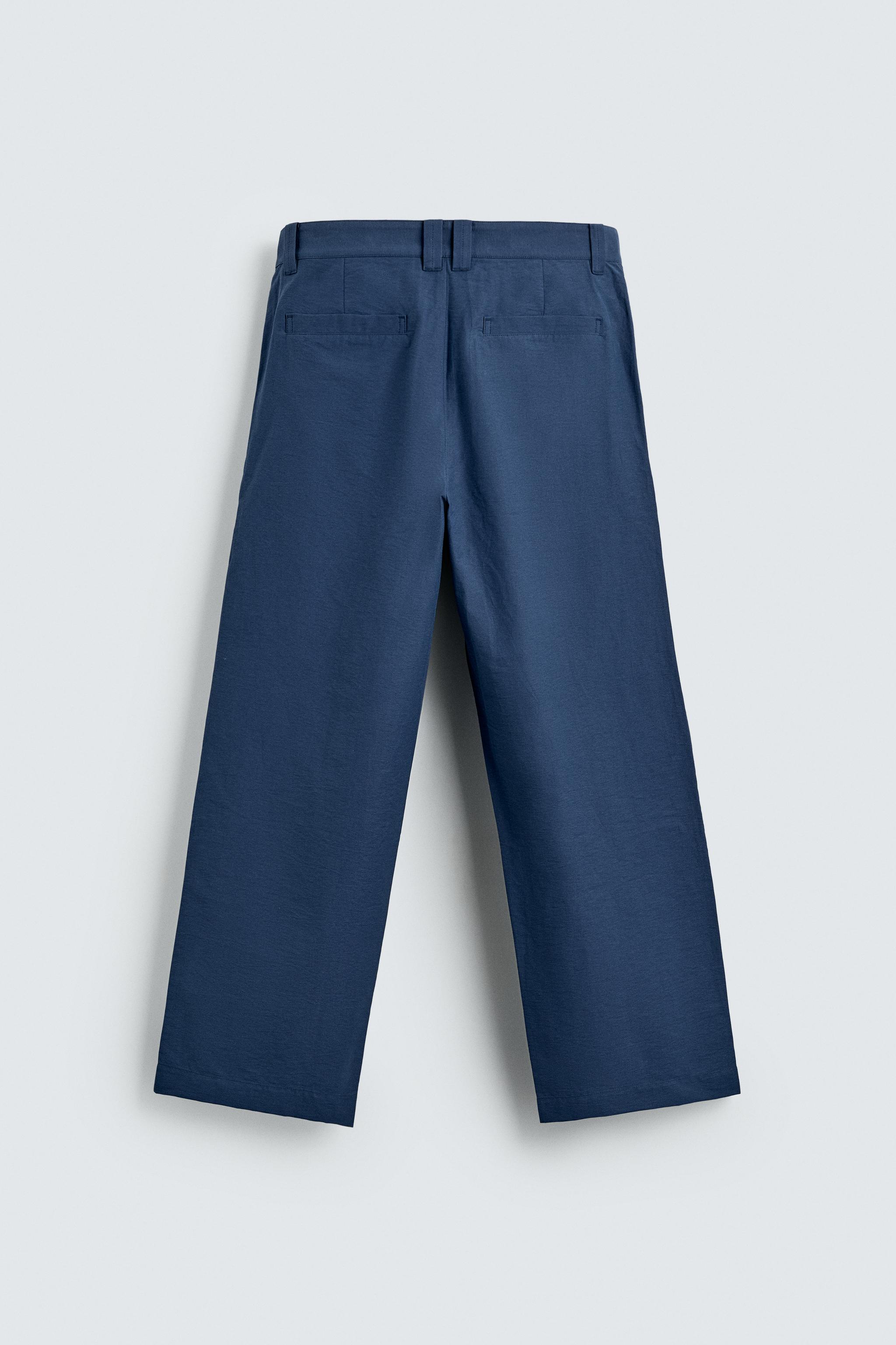 ワイドレッグプリーツパンツ - ホワイト | ZARA Japan / 日本