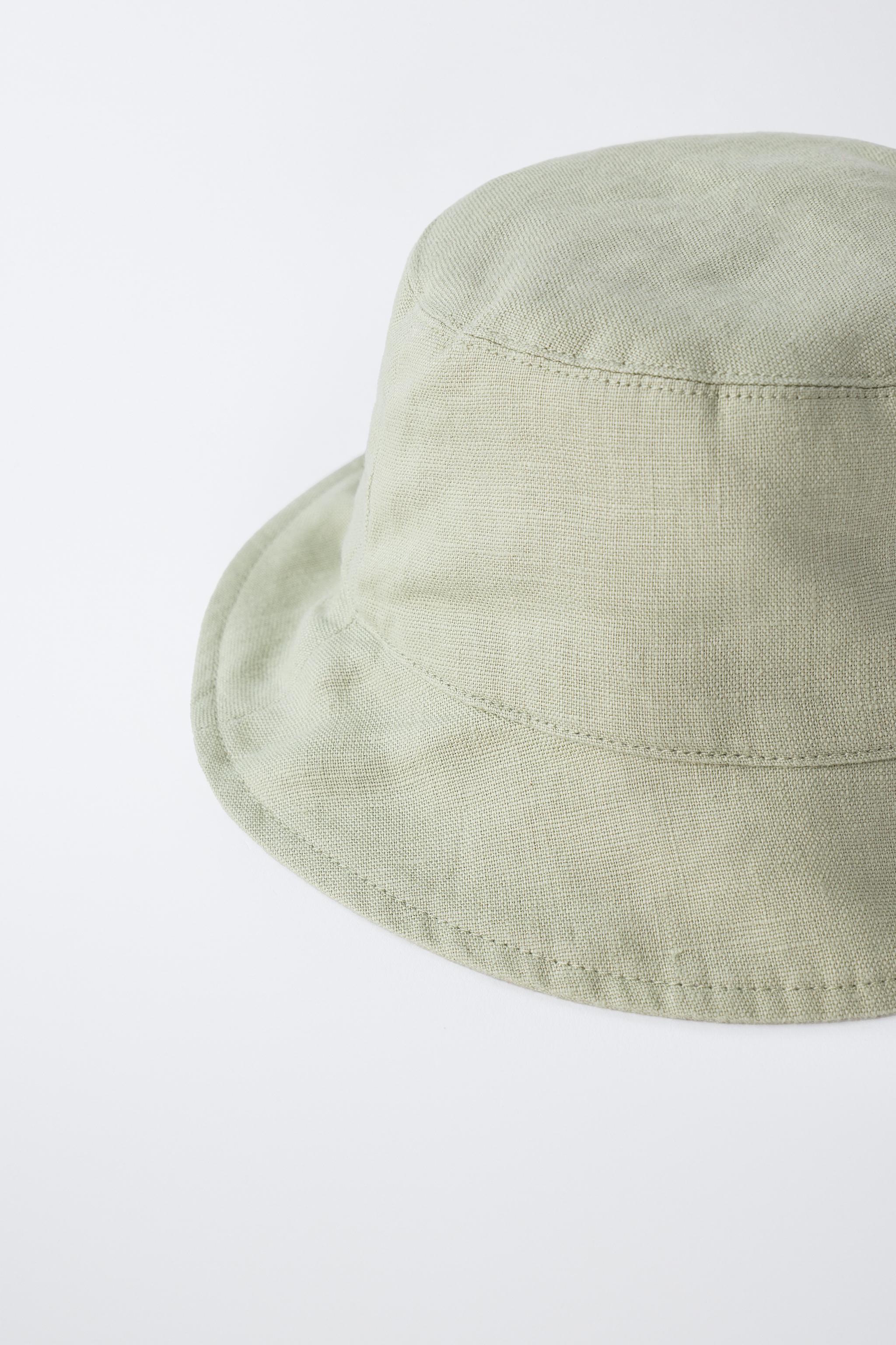 100% LINEN BUCKET HAT