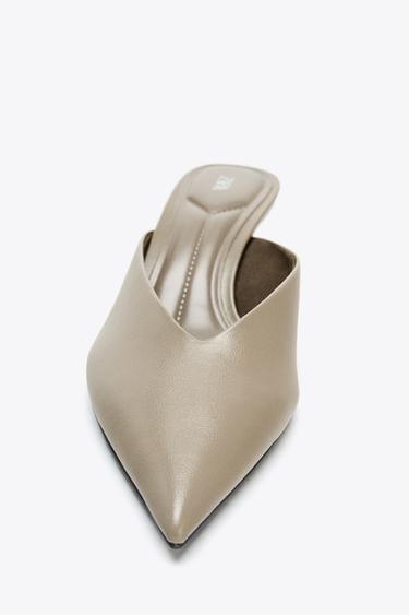 CHAUSSURES MULES - Gris taupe de Zara - Image 5