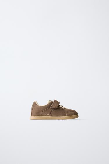 BAMBA PIEL BAREFOOT - Chocolate de Zara - Imagen 0