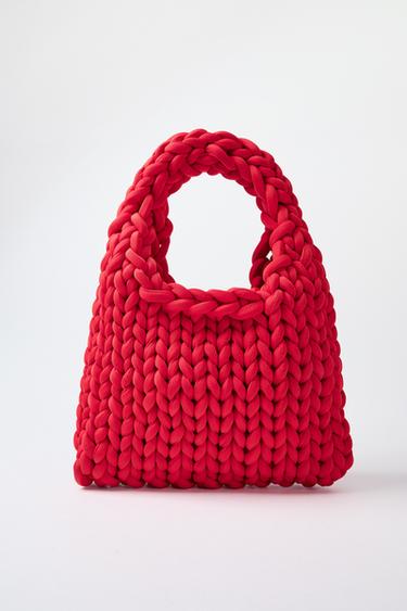 MINI SAC TRESSÉ - Rouge de Zara