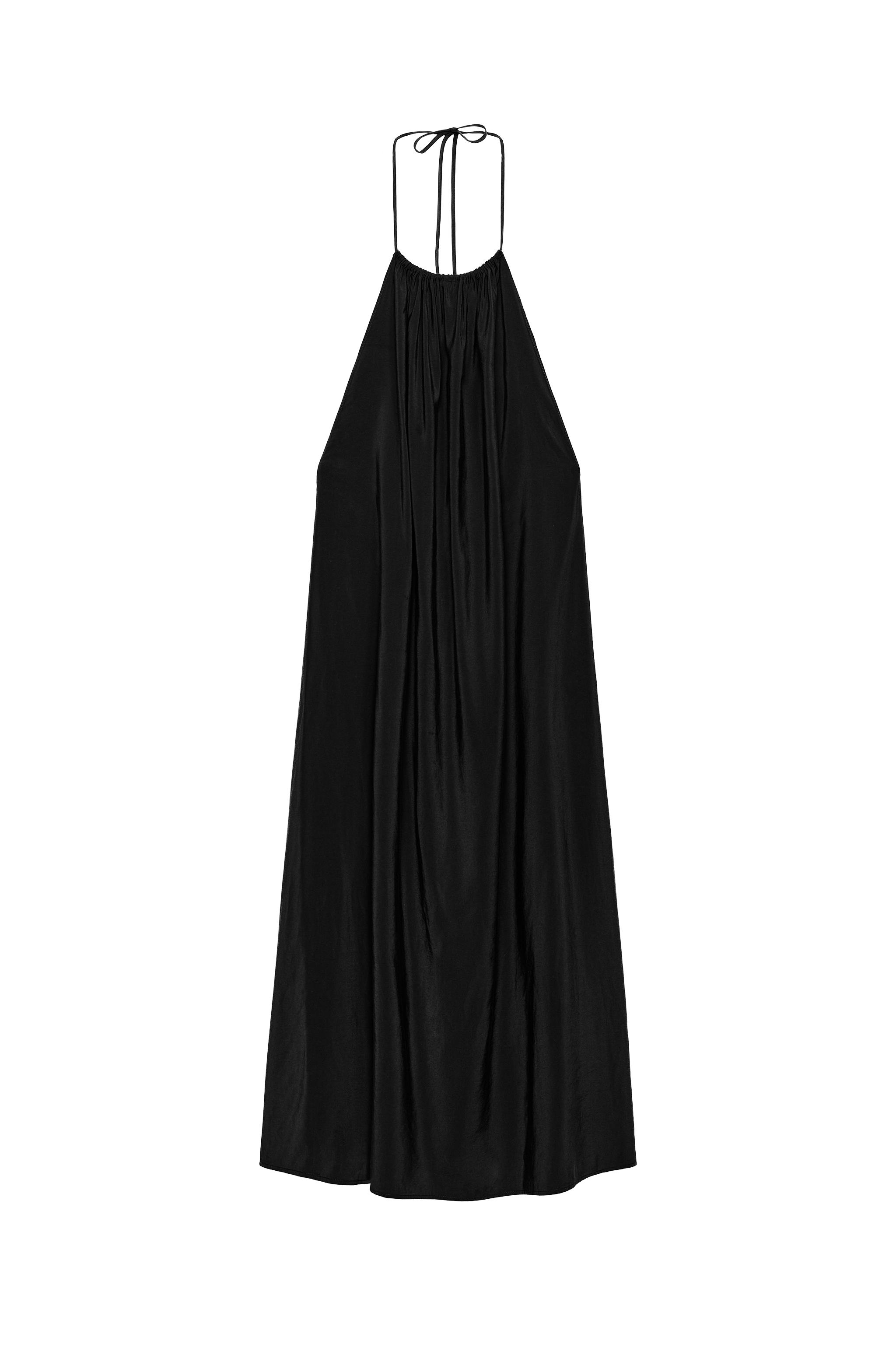 FLOWY HALTER DRESS - Oil | ZARA United States