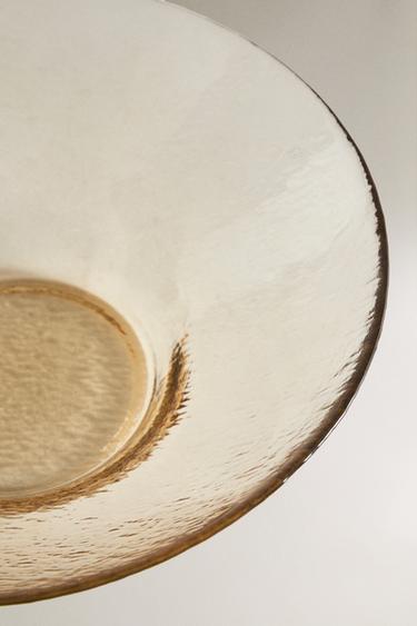 TEXTURED GLASS SALAD BOWL - Yellow by Zara - Image 2