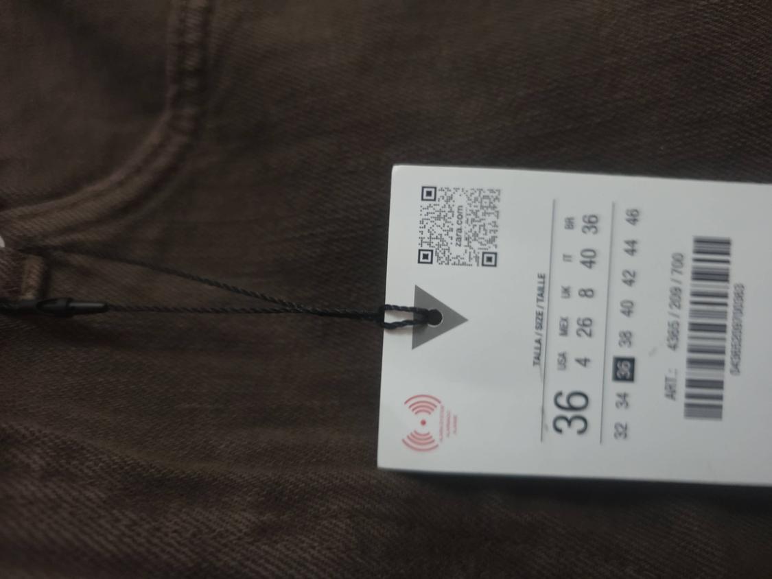 TRF MID-WAIST DENIM BERMUDA SHORTS - Image 3
