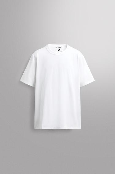 COTTON TRAINING T-SHIRT - White by Zara - Image 0
