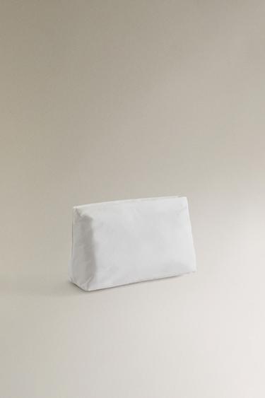 TROUSSE DE TOILETTE TISSU TECHNIQUE FORMAT MOYEN - Blanc de Zara - Image 1