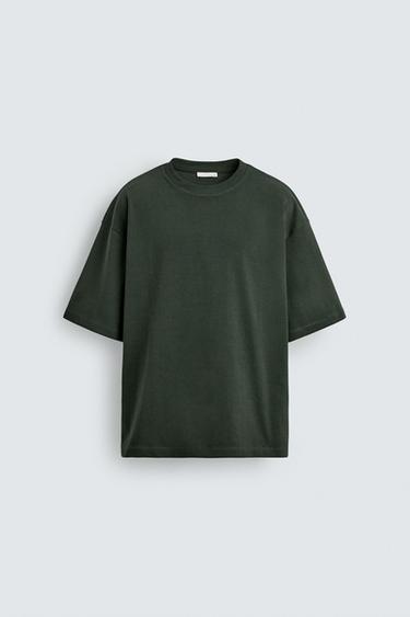 BEAD DETAIL SWEATSHIRT - Mid-green by Zara