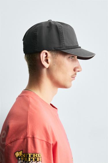WASHED CORD CAP - Petrol blue by Zara - Image 1
