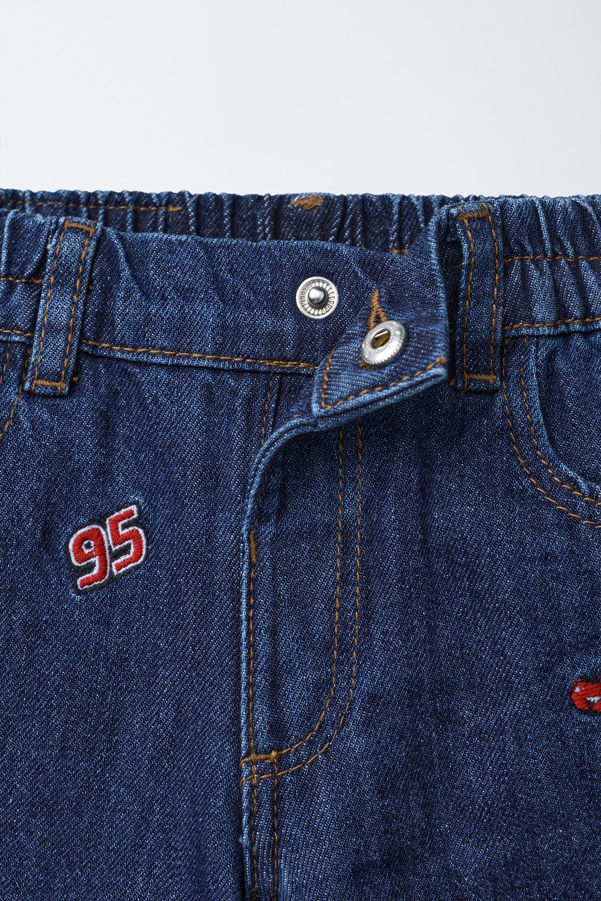 CARS LIGHTNING MCQUEEN EMBROIDERED BAGGY JEANS © DISNEY
