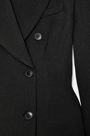 ROBE BLAZER CROISÉE ZW COLLECTION - Noir de Zara - Image 6