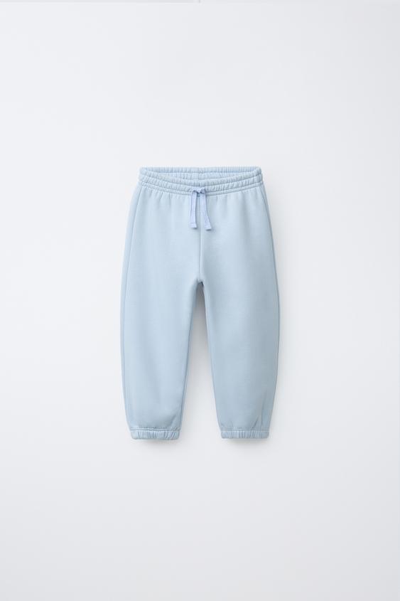 PANTALÓN BOLSILLO CORAZÓN - Celeste de Zara - Imagen 0