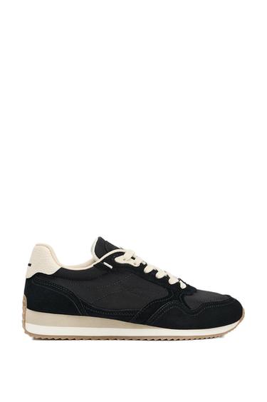 Zara CONTRAST RUNNING SHOE - Black - Image 0