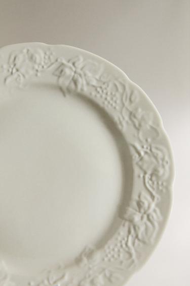 ASSIETTE À DESSERT PORCELAINE RAISIN - Crème de Zara - Image 2