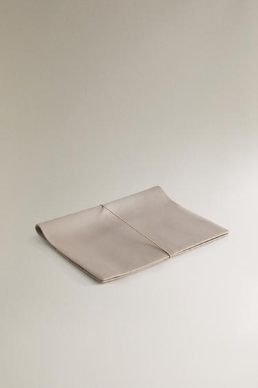 LEATHER TABLET CASE - Grey by Zara - Image 1