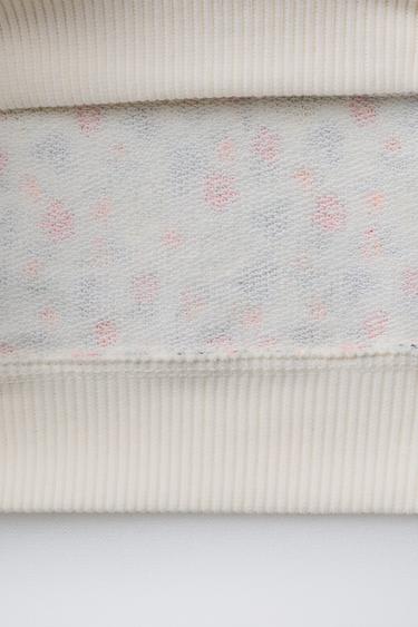 FLORAL AND SLOGAN SWEATSHIRT - Multicoloured by Zara - Image 3