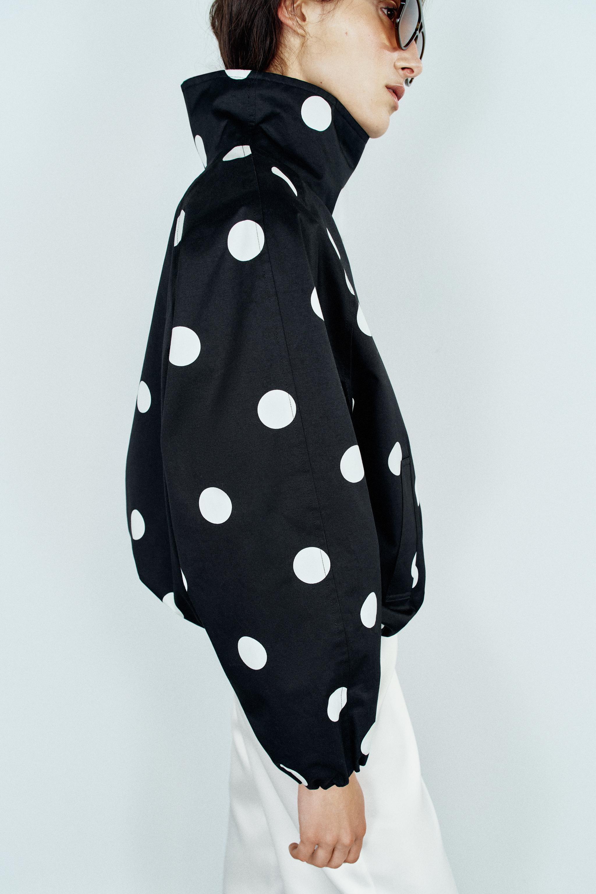 POLKA DOT BOMBER JACKET