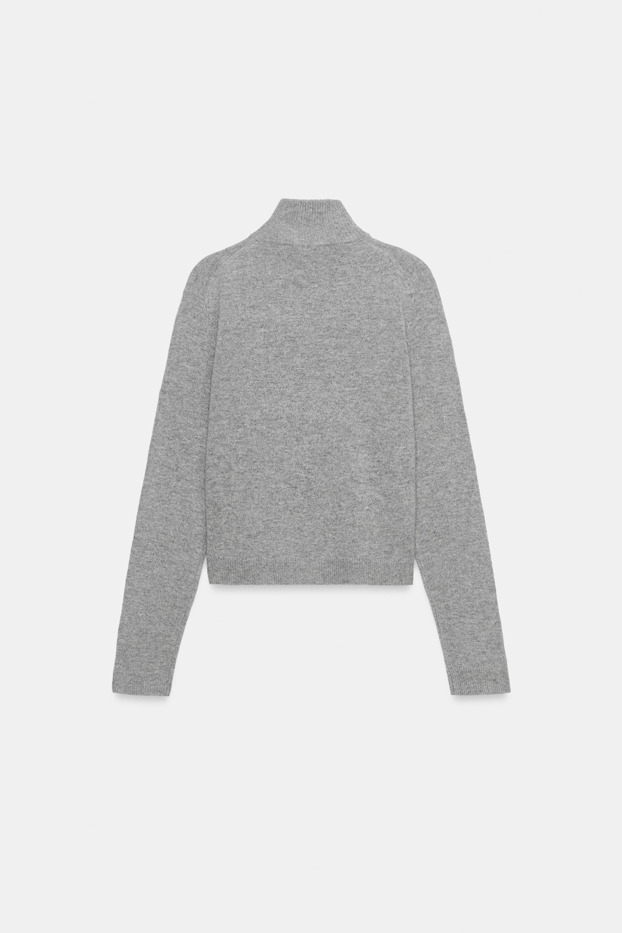 Женские куртки Zara 100% WOOL ZIP-UP JACKET — фото 5