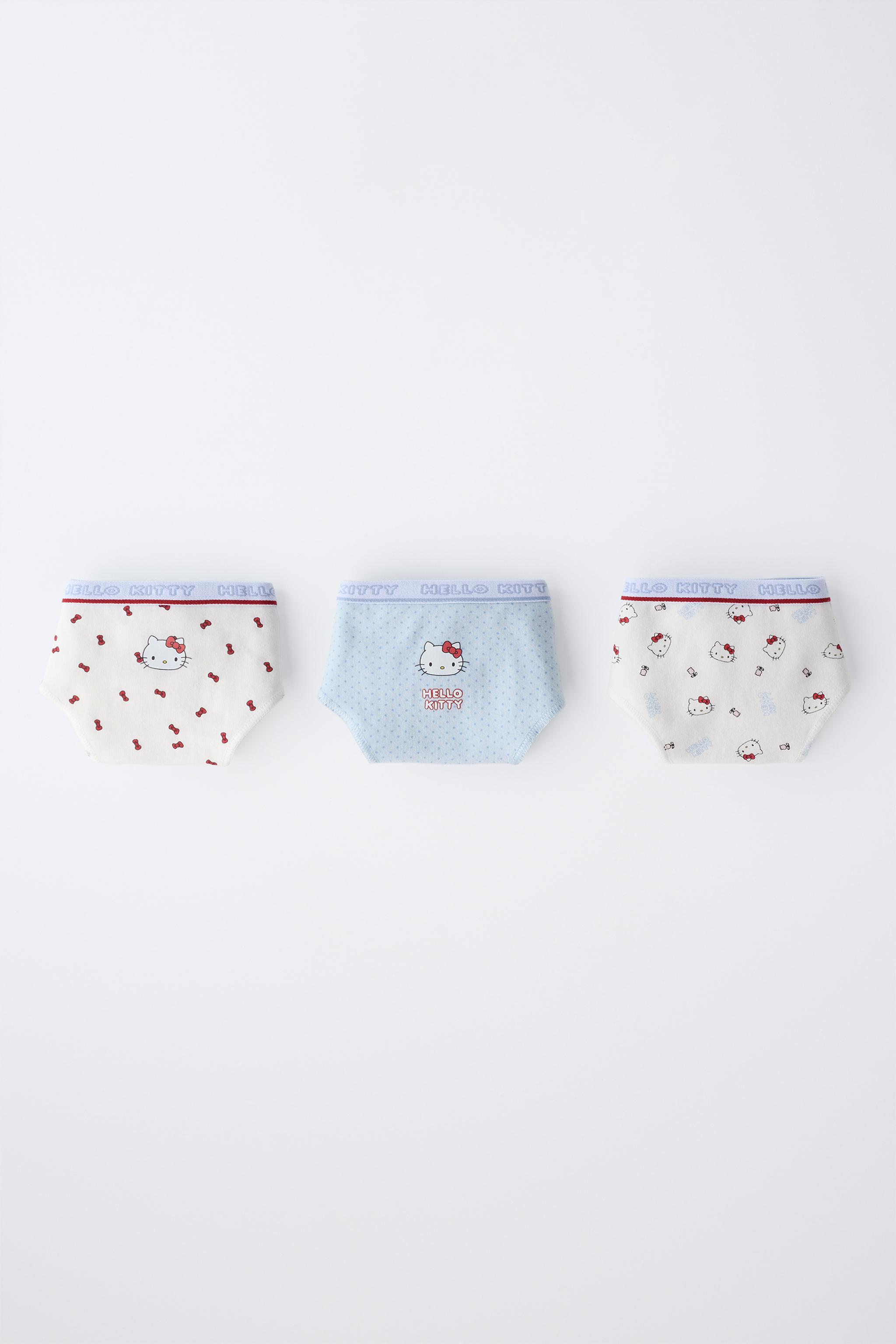 6～14歳用/ HELLO KITTY © SANRIO ショーツ 3枚セット - ブルー