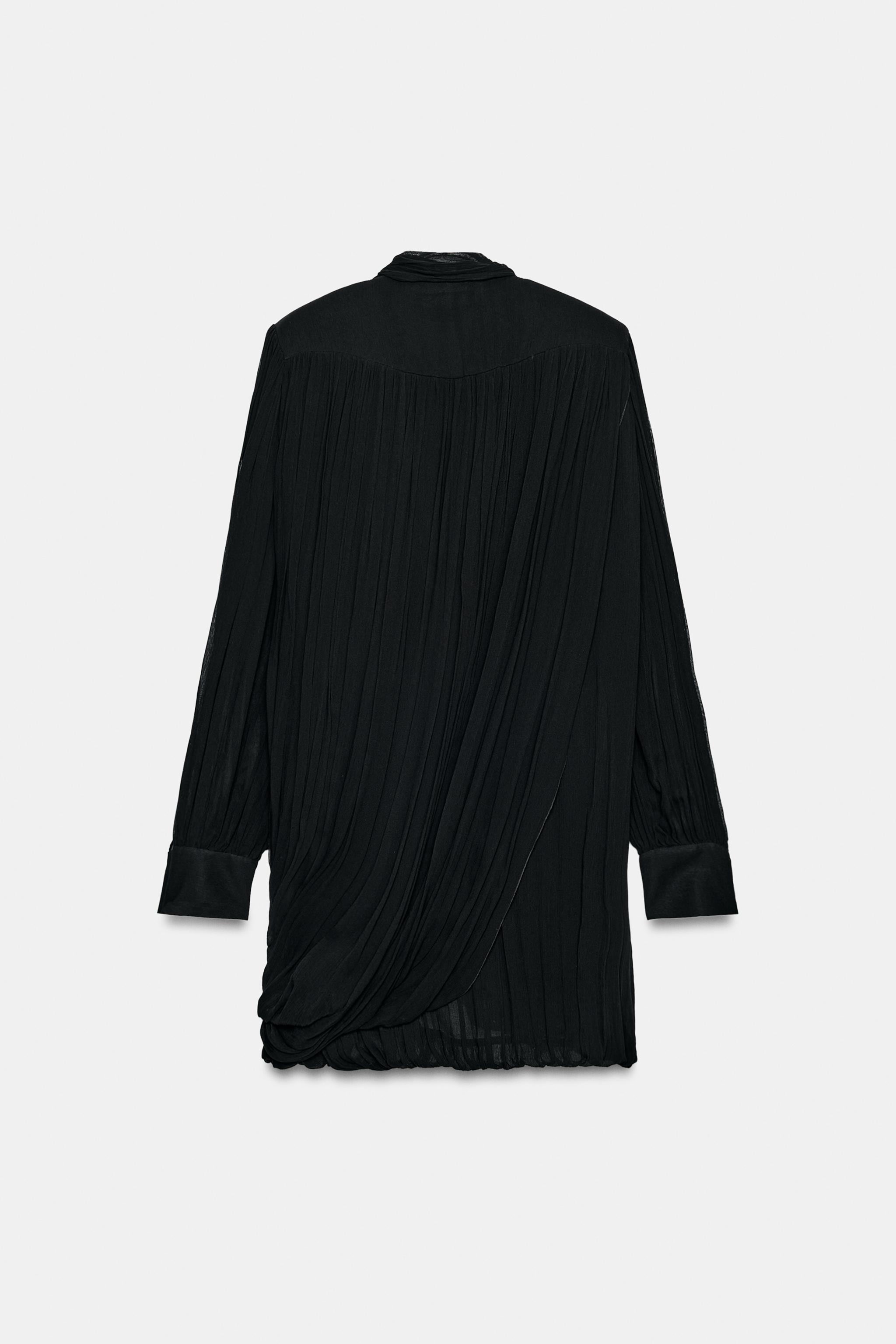 ZW COLLECTION DRAPED MINI DRESS