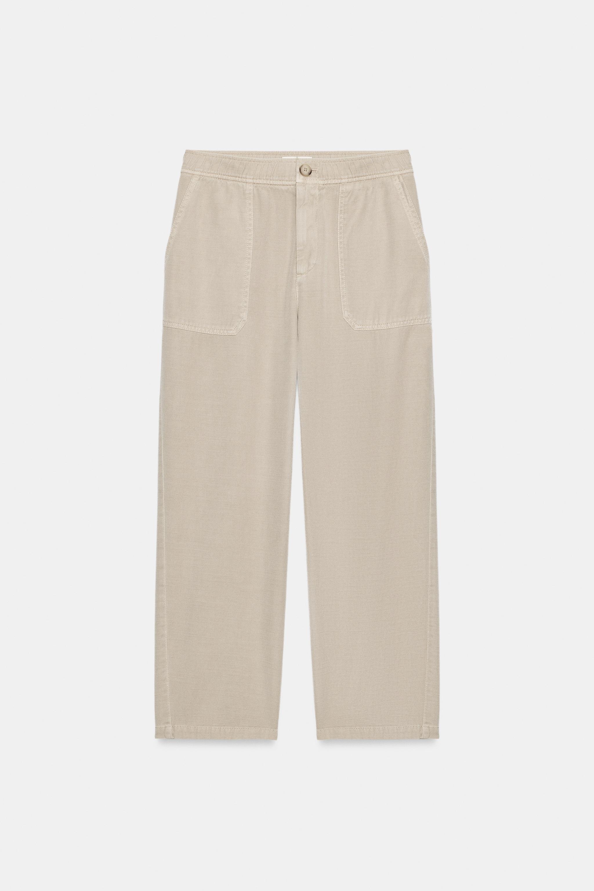 LASTİKLİ BEL PANTOLON - Görsel 6