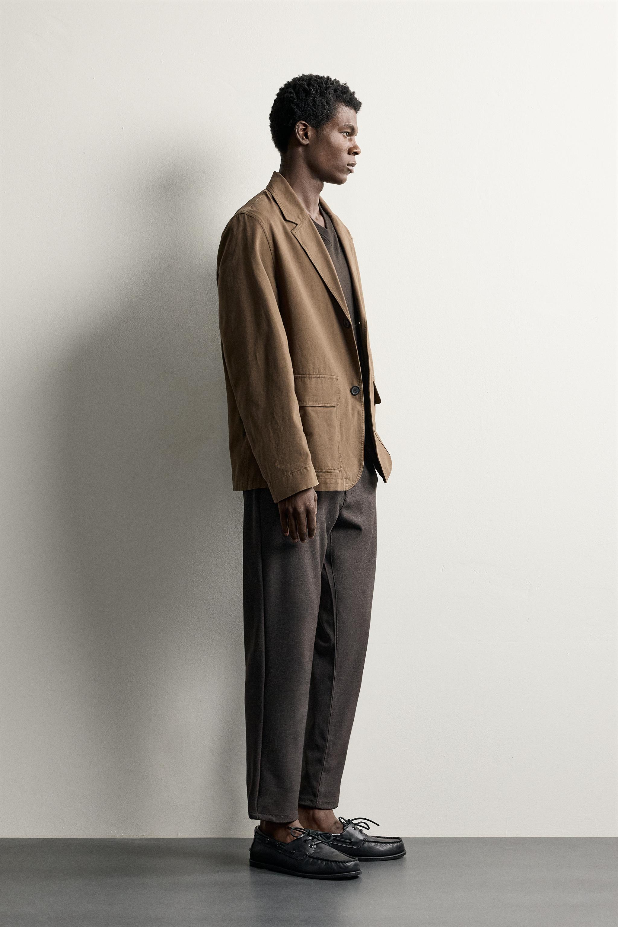 COMFORT STRUCTURED CHINO PANTS