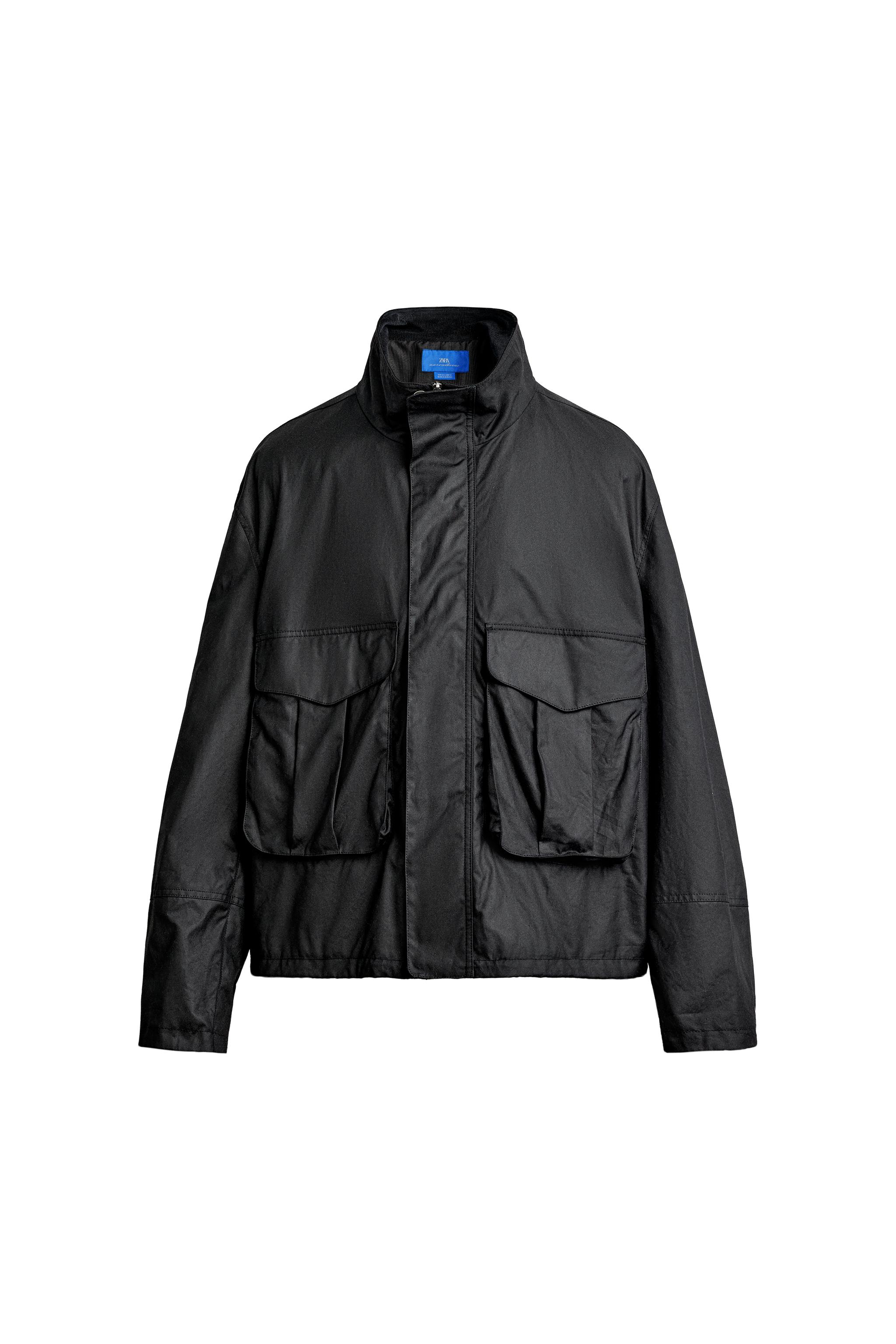 AARON LEVINE X ZARA WAXED EFFECT JACKET