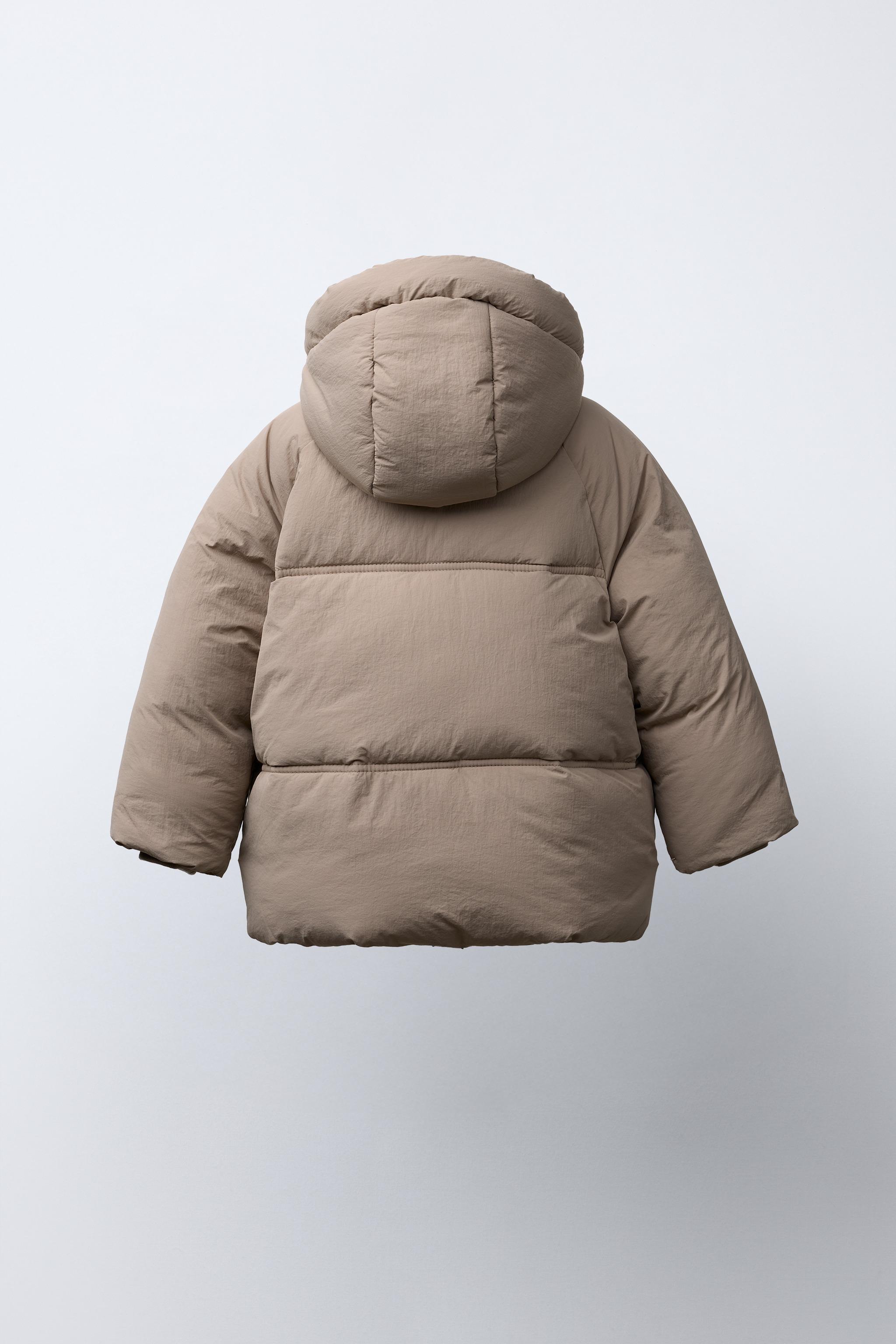 WATER REPELLENT HOODED PUFFER COAT