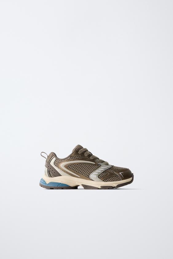 Zara METALLIC SNEAKERS - Bronze - Image 0