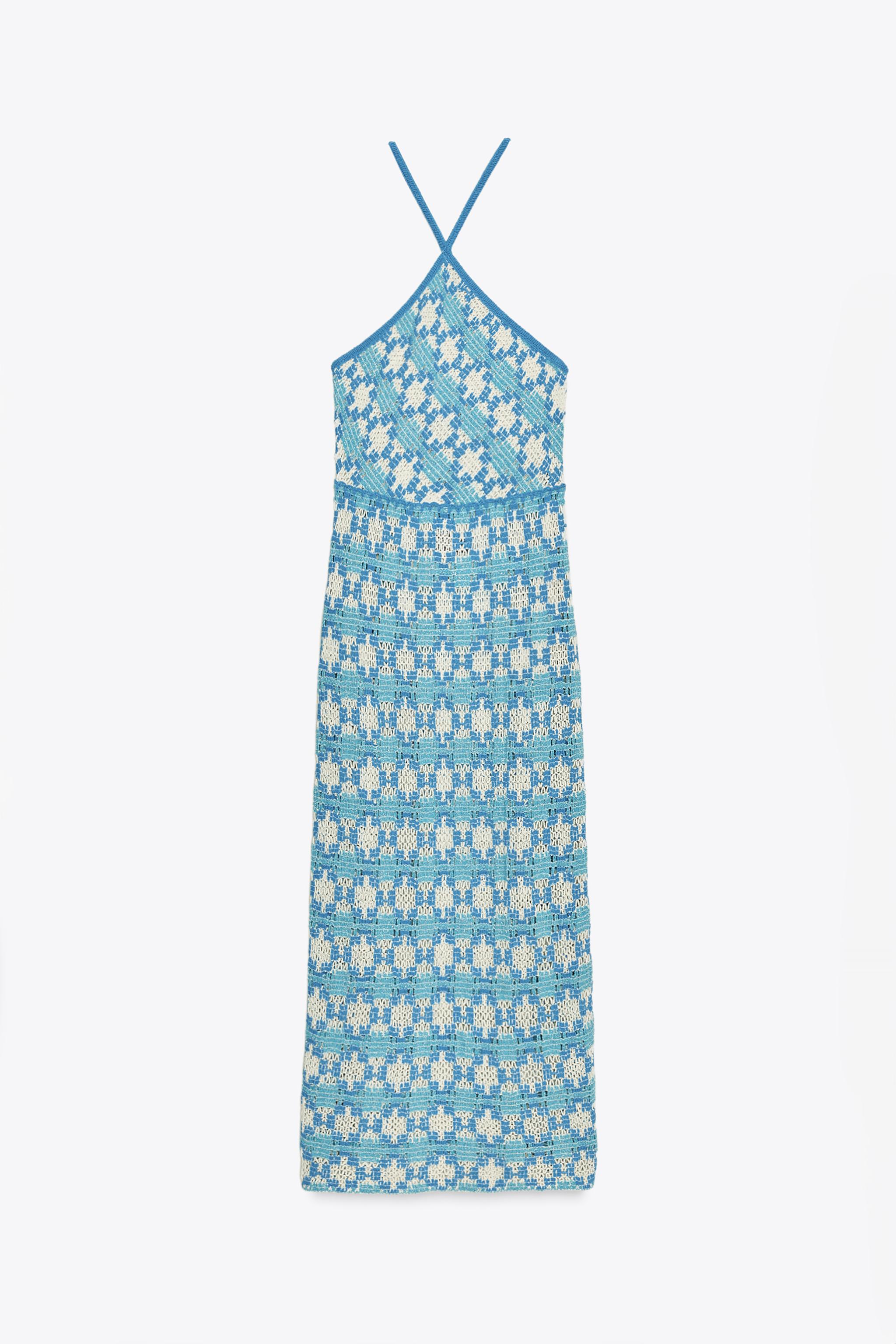 ROBE HALTER EN MAILLE