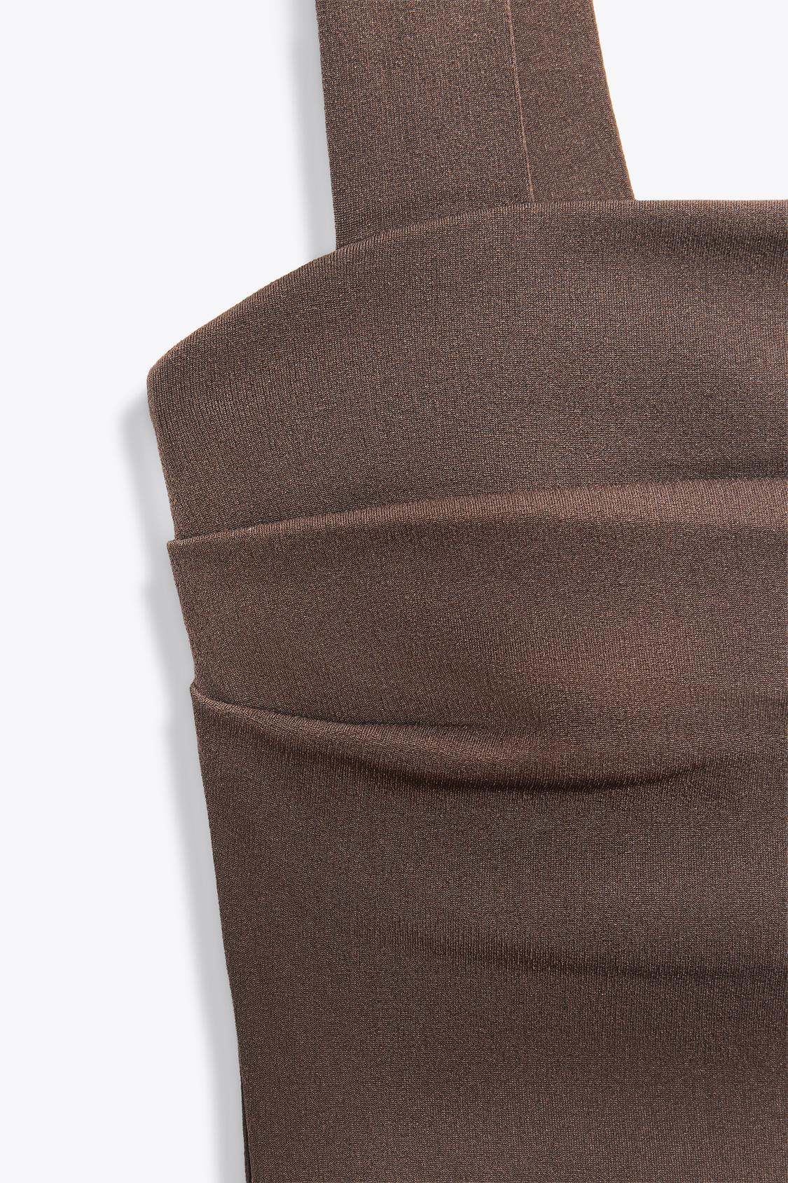 PLEATED MIDI DRESS