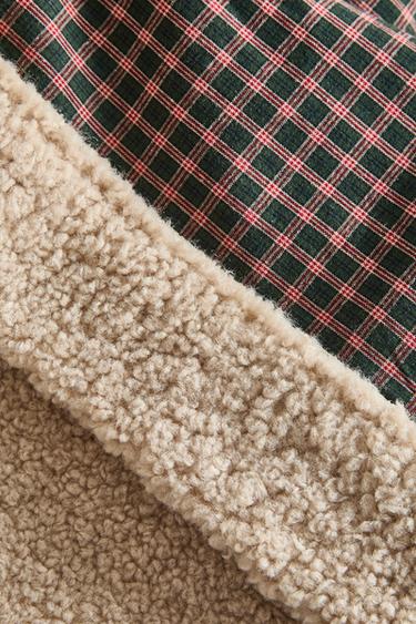 PLAID CARREAUX ANIMAUX DE COMPAGNIE NOËL - Vert de Zara - Image 2