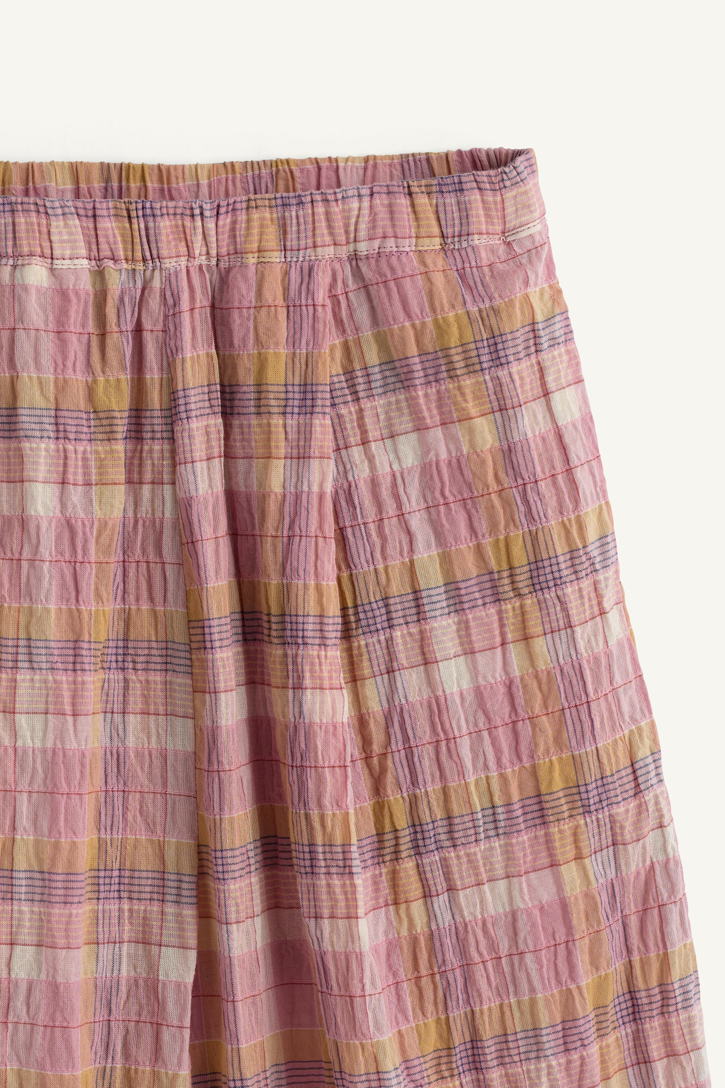 LIMITED EDITION TEXTURED PLAID PANTS