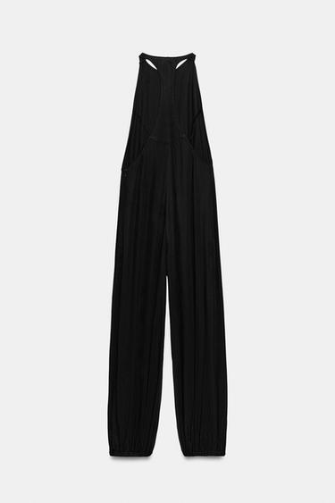 COMBINAISON LONGUE LYOCELL - Noir de Zara - Image 5