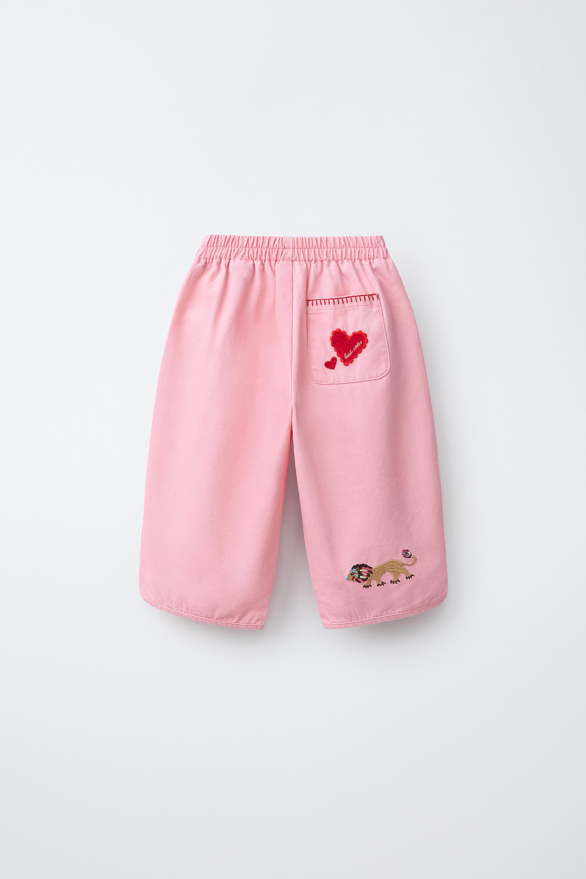PANTALON BAGGY BRODÉ SISSEL EDELBO X ZARA KIDS