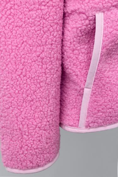 BLOUSON EFFET MOUTON SKI COLLECTION - Rose de Zara - Image 5