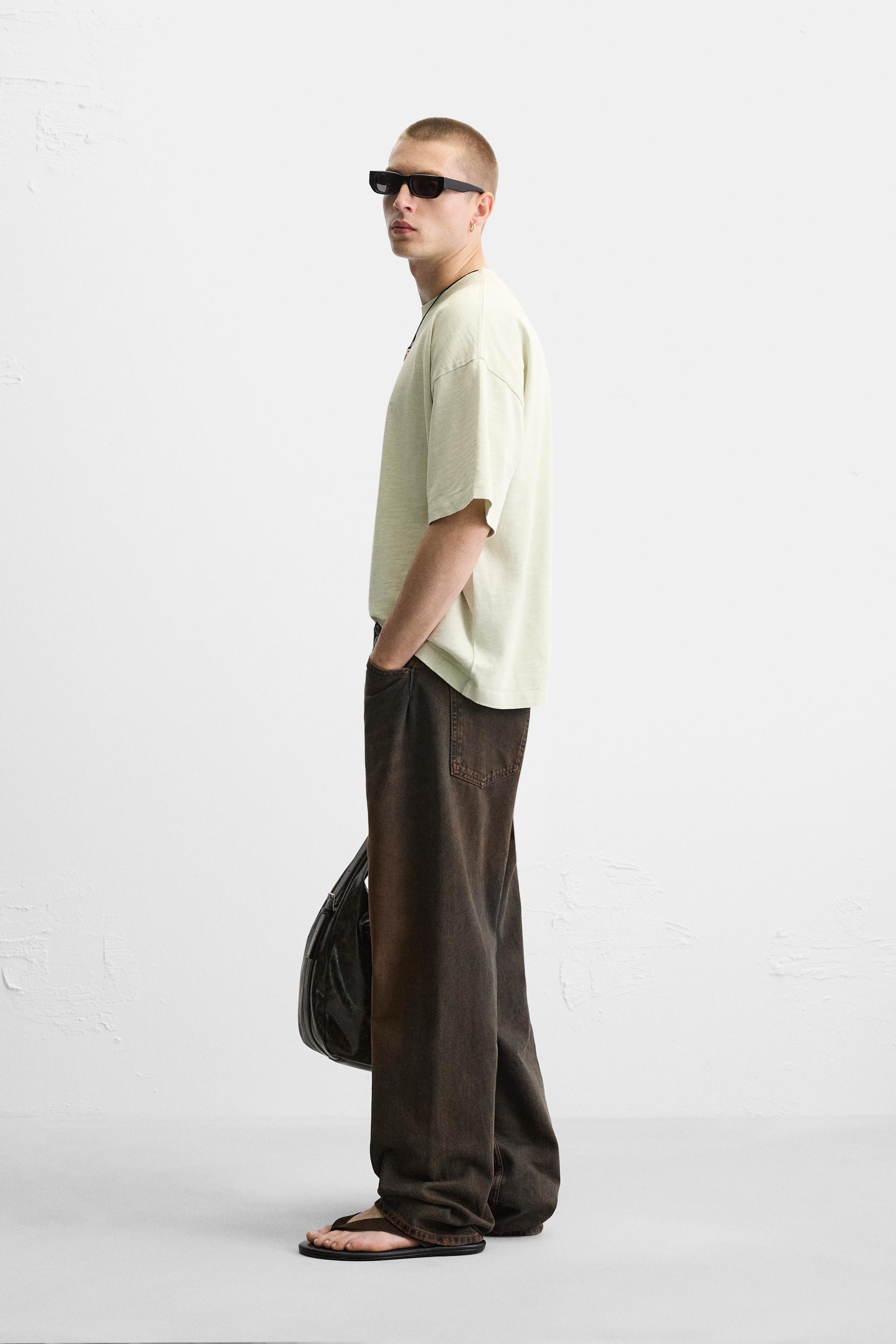 【ZARA】ウォッシュ加工リラックスフィットTシャツ 0526/408/922 ZARA】ウォッシュ加工リラックスフィットTシャツ 0526/408/922