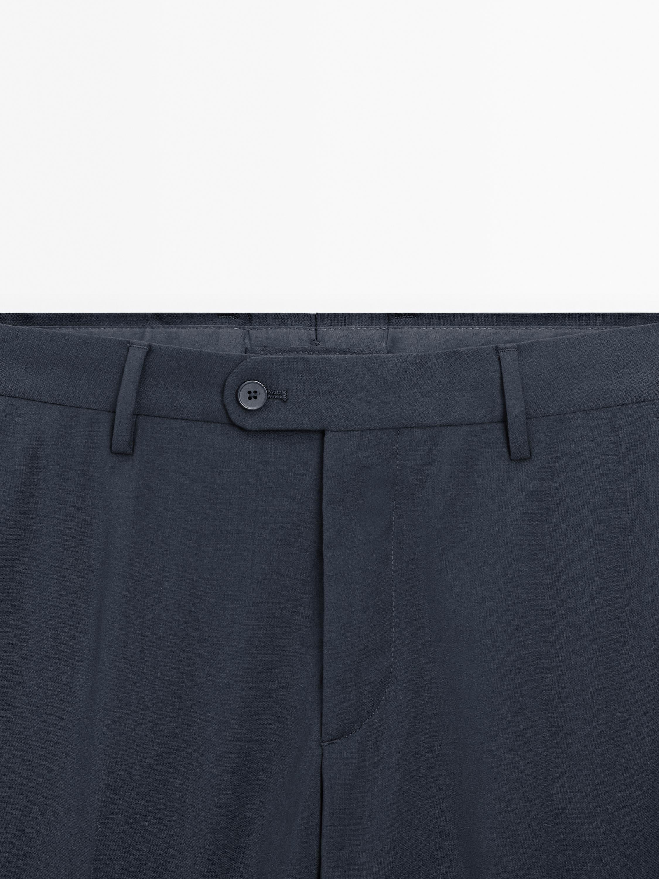 Cool wool suit pants