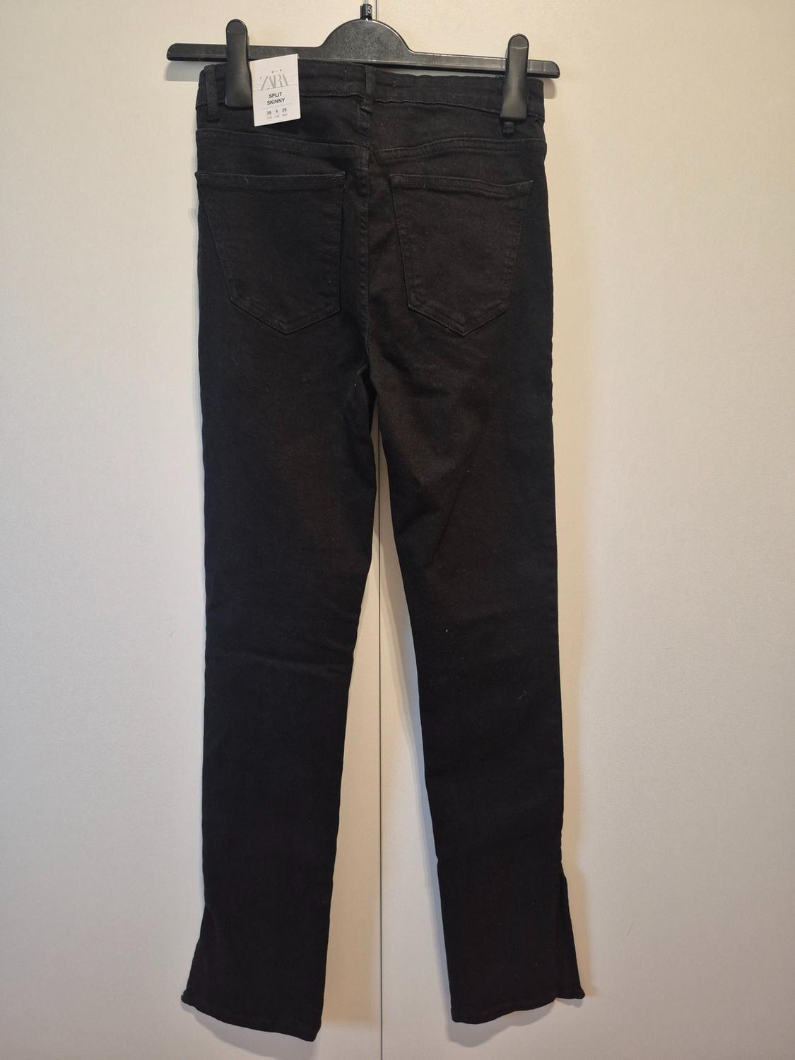 TRF HIGH-WAIST SPLIT HEM FULL LENGTH JEANS - Image 5