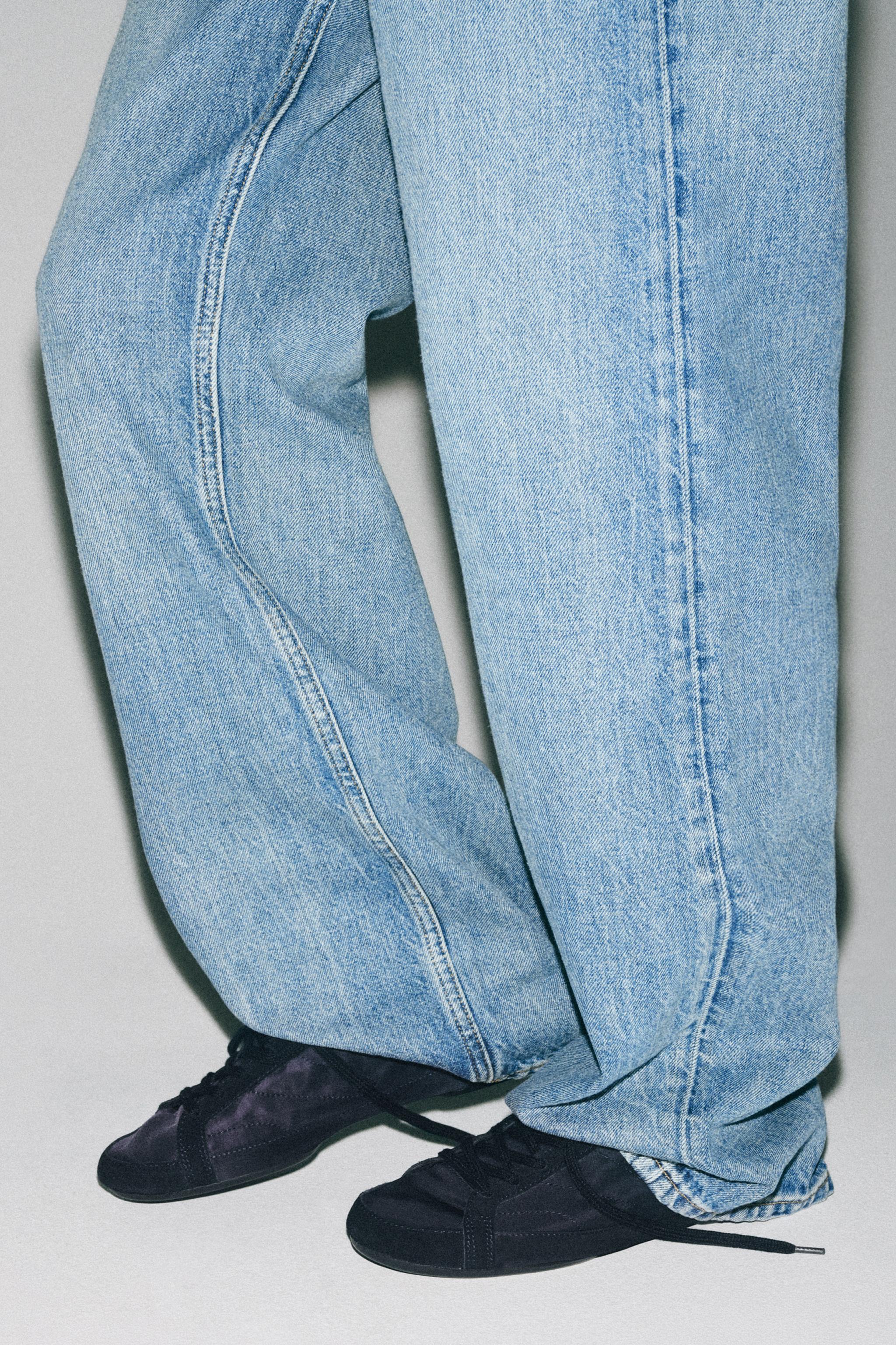 BLUCHER SNEAKERS WITH HEEL DETAIL