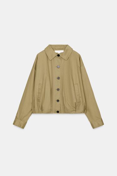 BALLOON JACKET - Khaki by Zara - Image 6