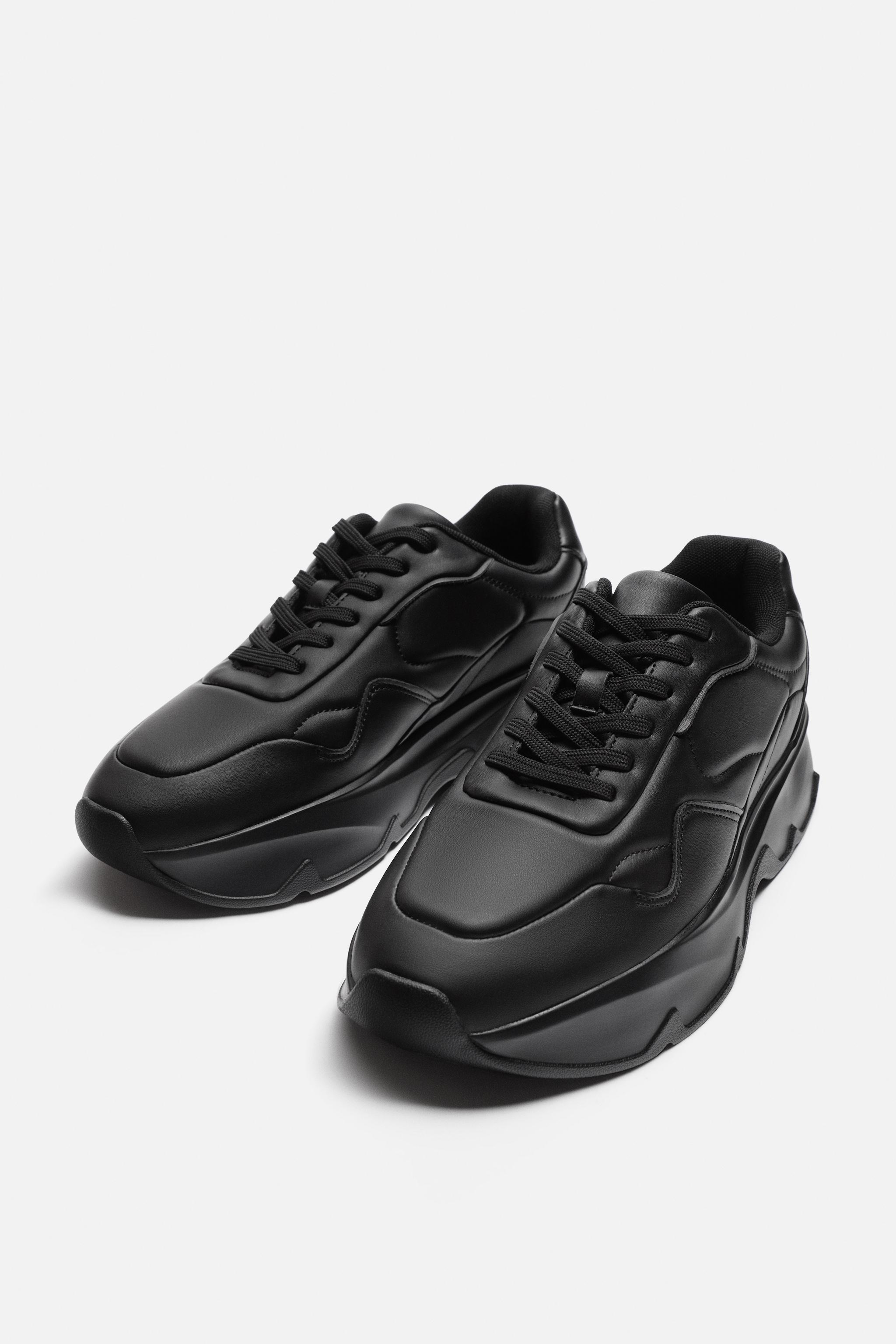 Tenis preto zara feminino shops