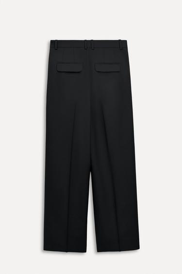 WOOL BLEND TROUSERS WITH DARTS 50TH ANNIVERSARY - Black by Zara - Image 3
