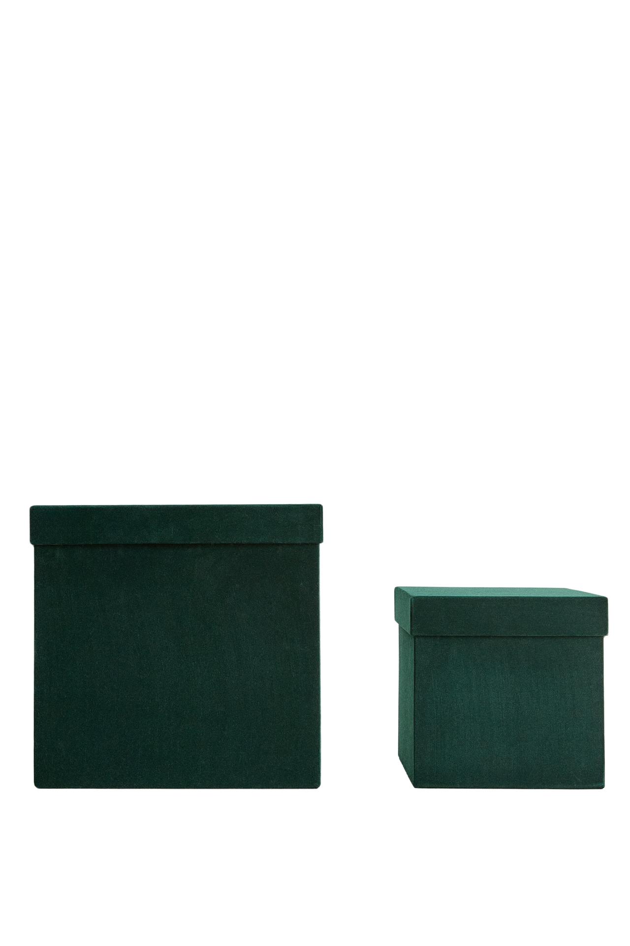 SQUARE VELVET CHRISTMAS BOX